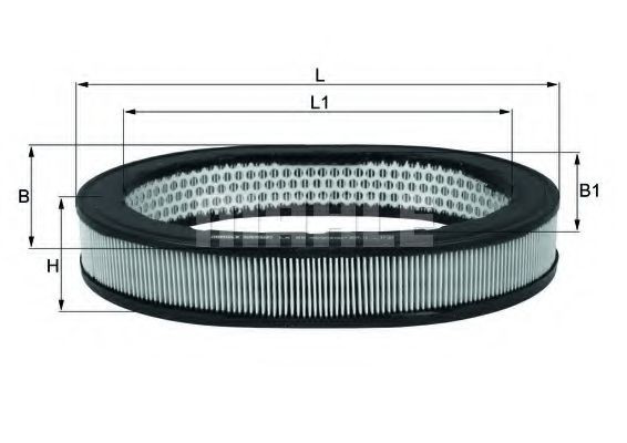 LX88 Mahle Original Filtro de ar